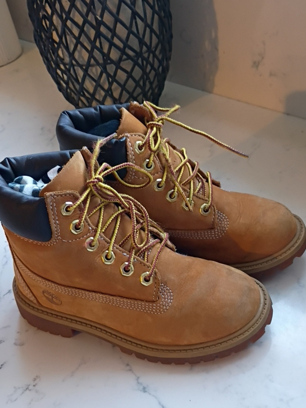 Timberland  Boots with Black Collar Kid's